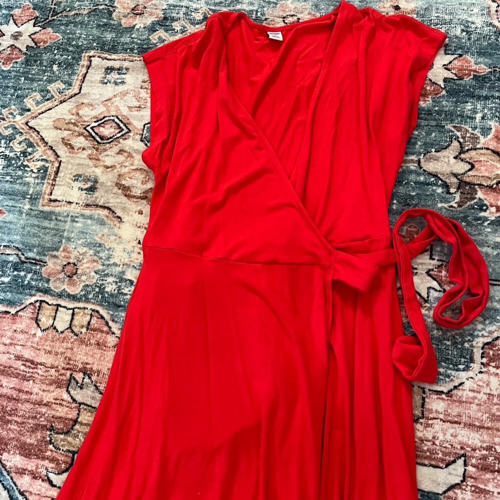Red Wrap Dress